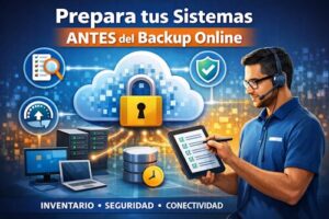 Prepara tus sistemas antes del backup online